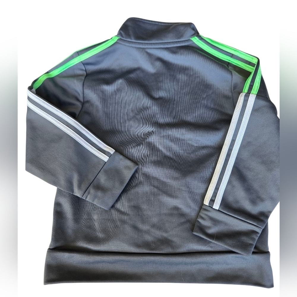 Adidas Gray Toddler Jacket Size 24 Months - Picture 4 of 4